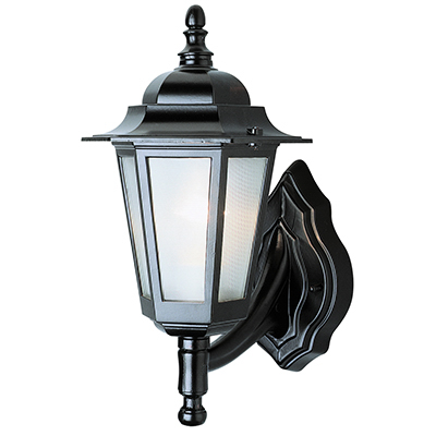 Trans Globe Lighting 4055 BC 1 Light Coach Lantern in Black Copper